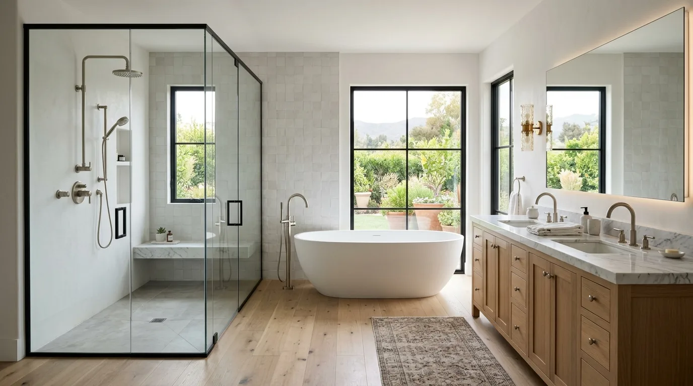 Plumbing work — project example in CA