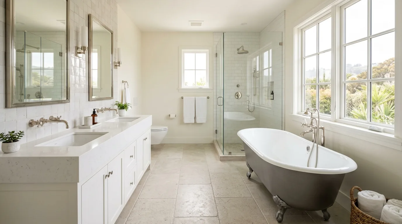 Plumbing work — project example in CA