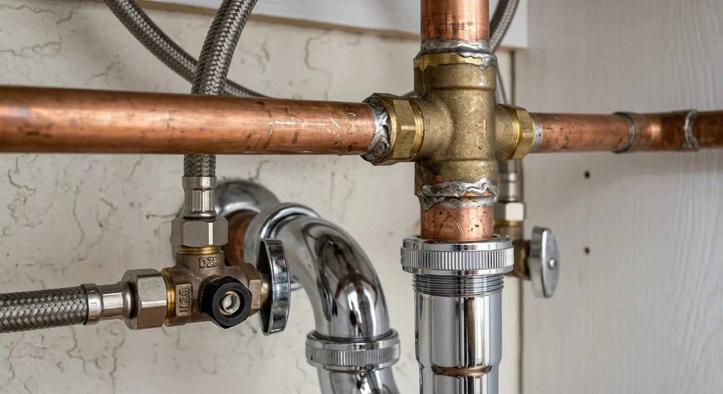 Plumbing work — project example in CA