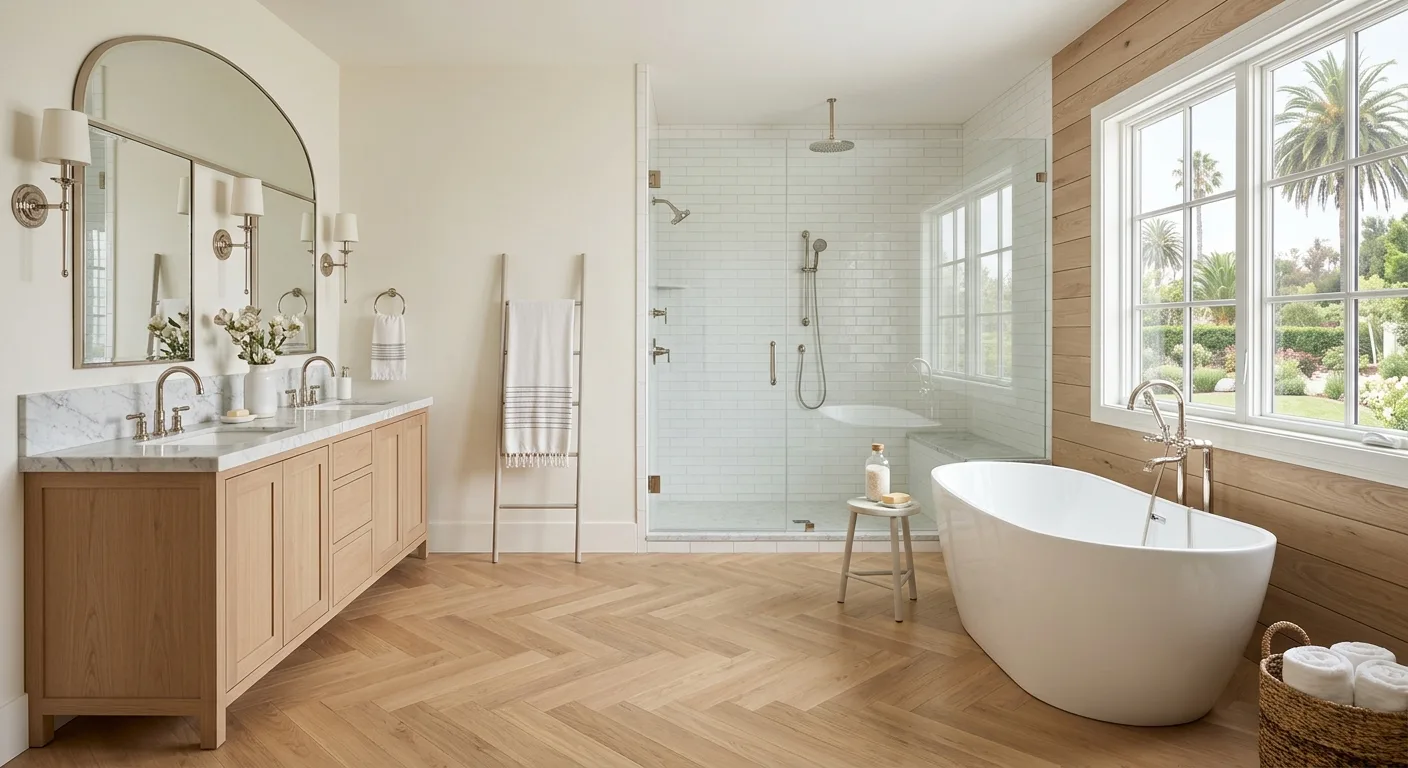 Plumbing work — project example in CA