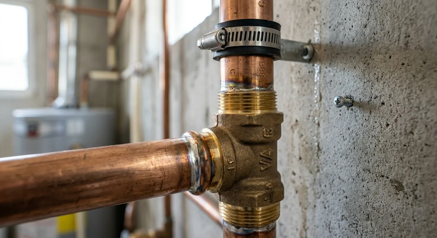Plumbing work — project example in CA