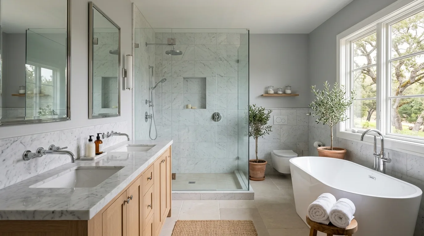 Plumbing work — project example in CA