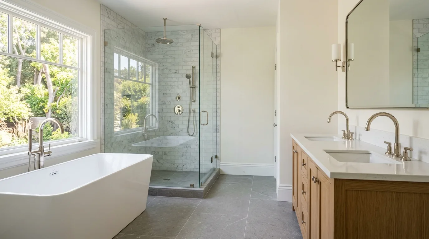 Plumbing work — project example in CA