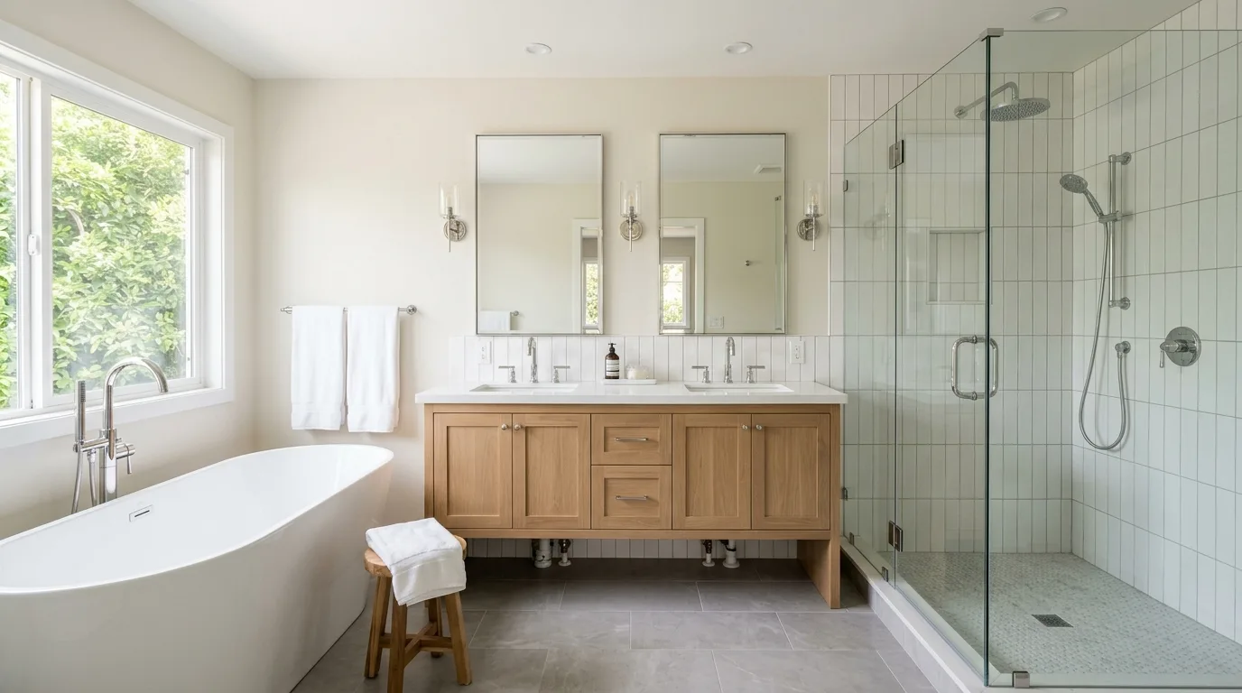 Plumbing work — project example in CA