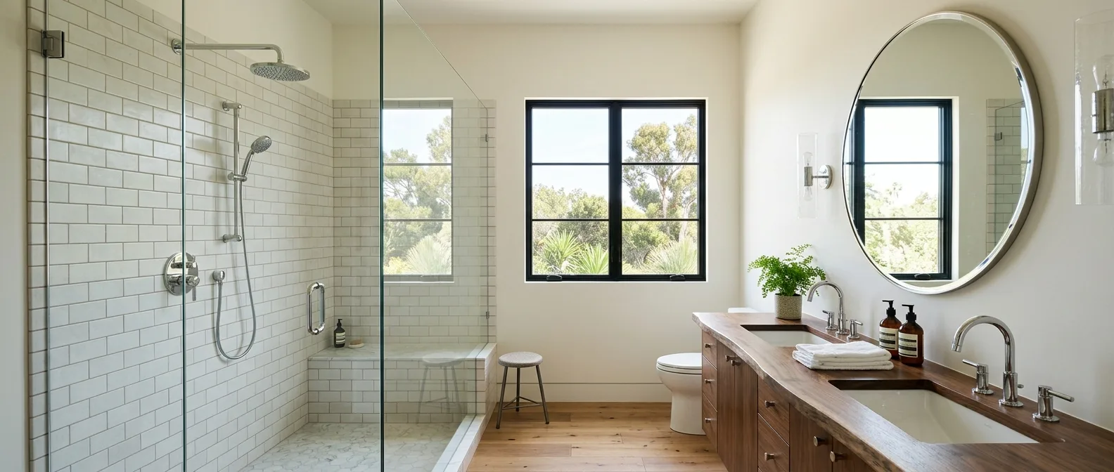Plumbing work — project example in CA