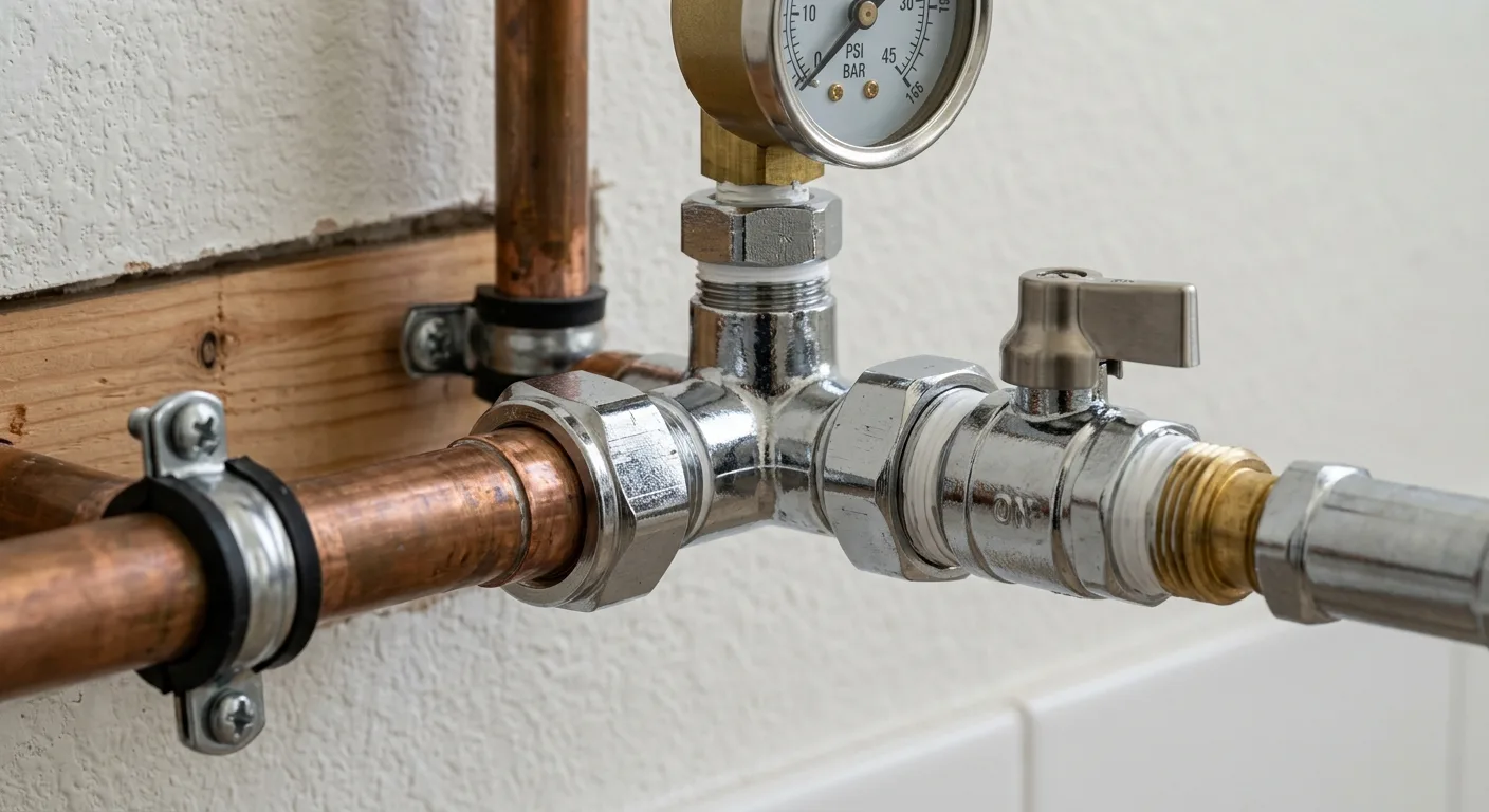 Plumbing work — project example in CA