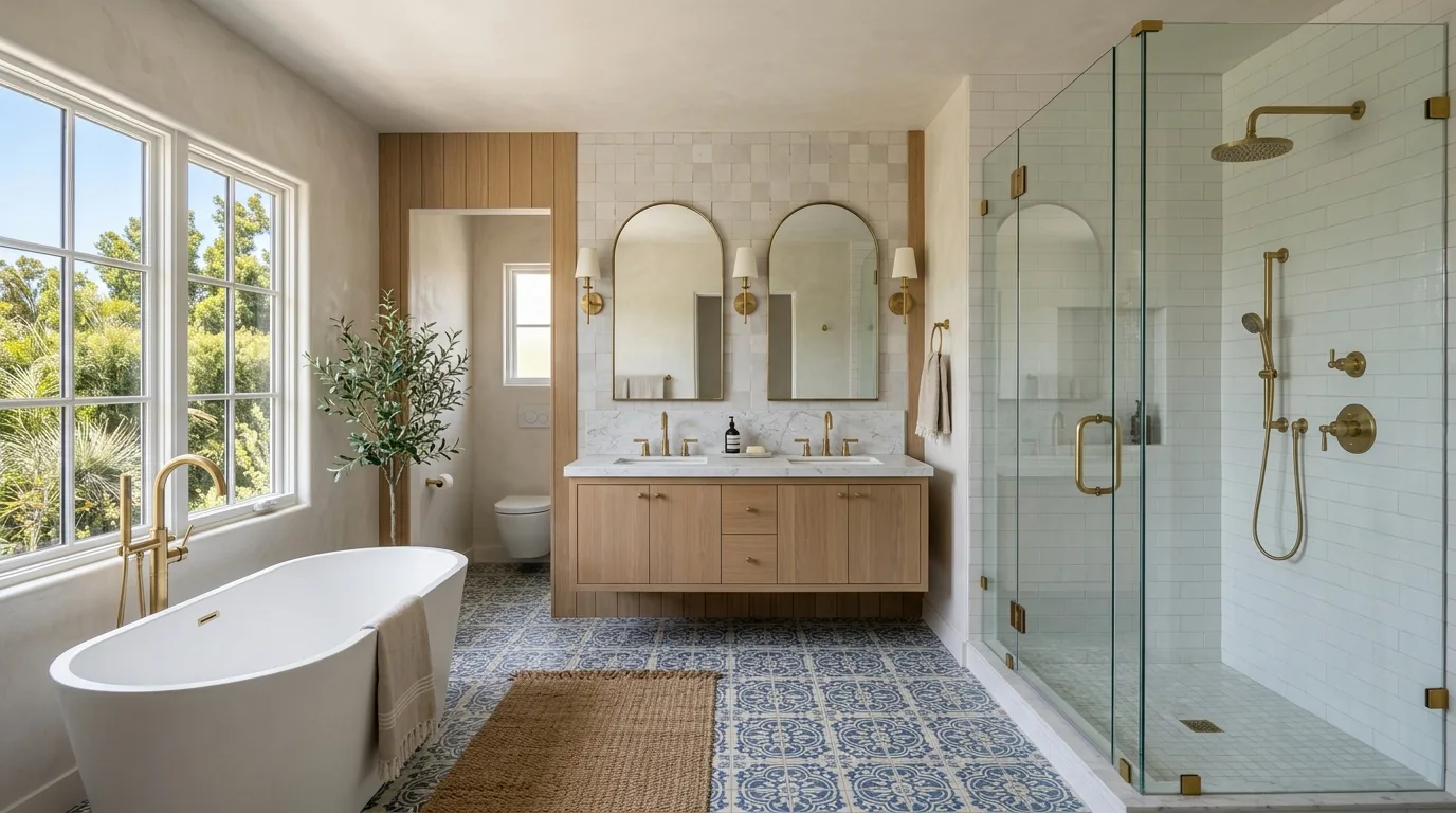 Plumbing work — project example in CA