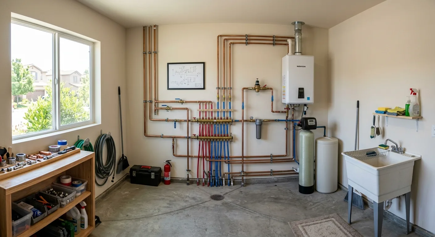 Plumbing work — project example in CA