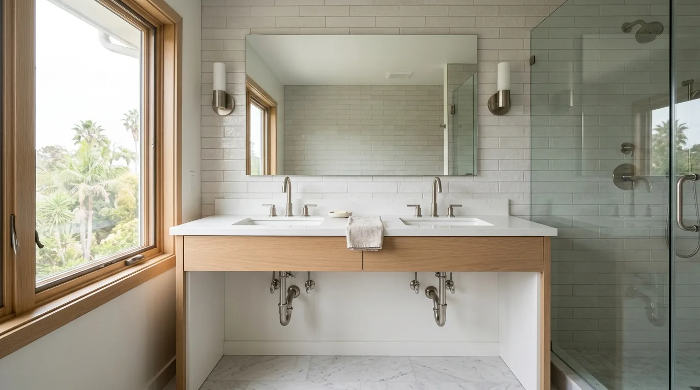 Plumbing work — project example in CA