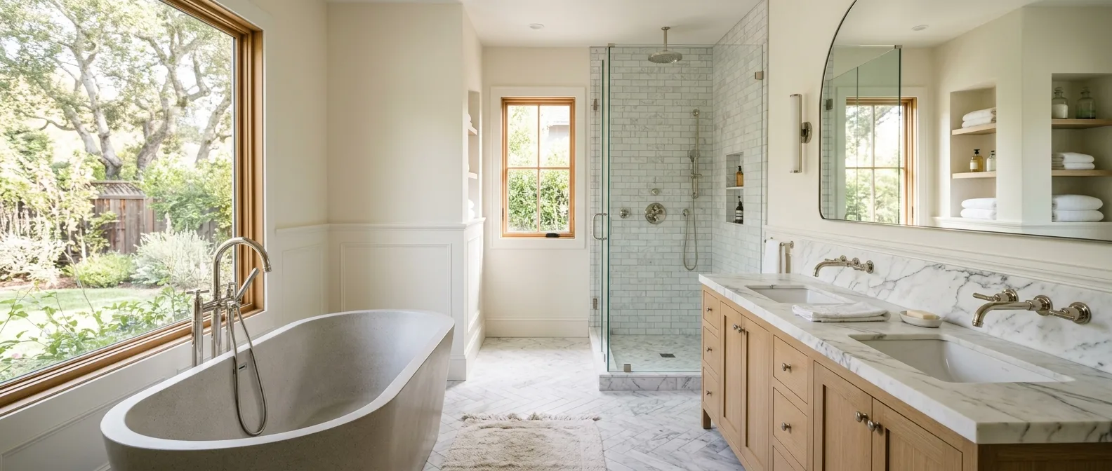 Plumbing work — project example in CA
