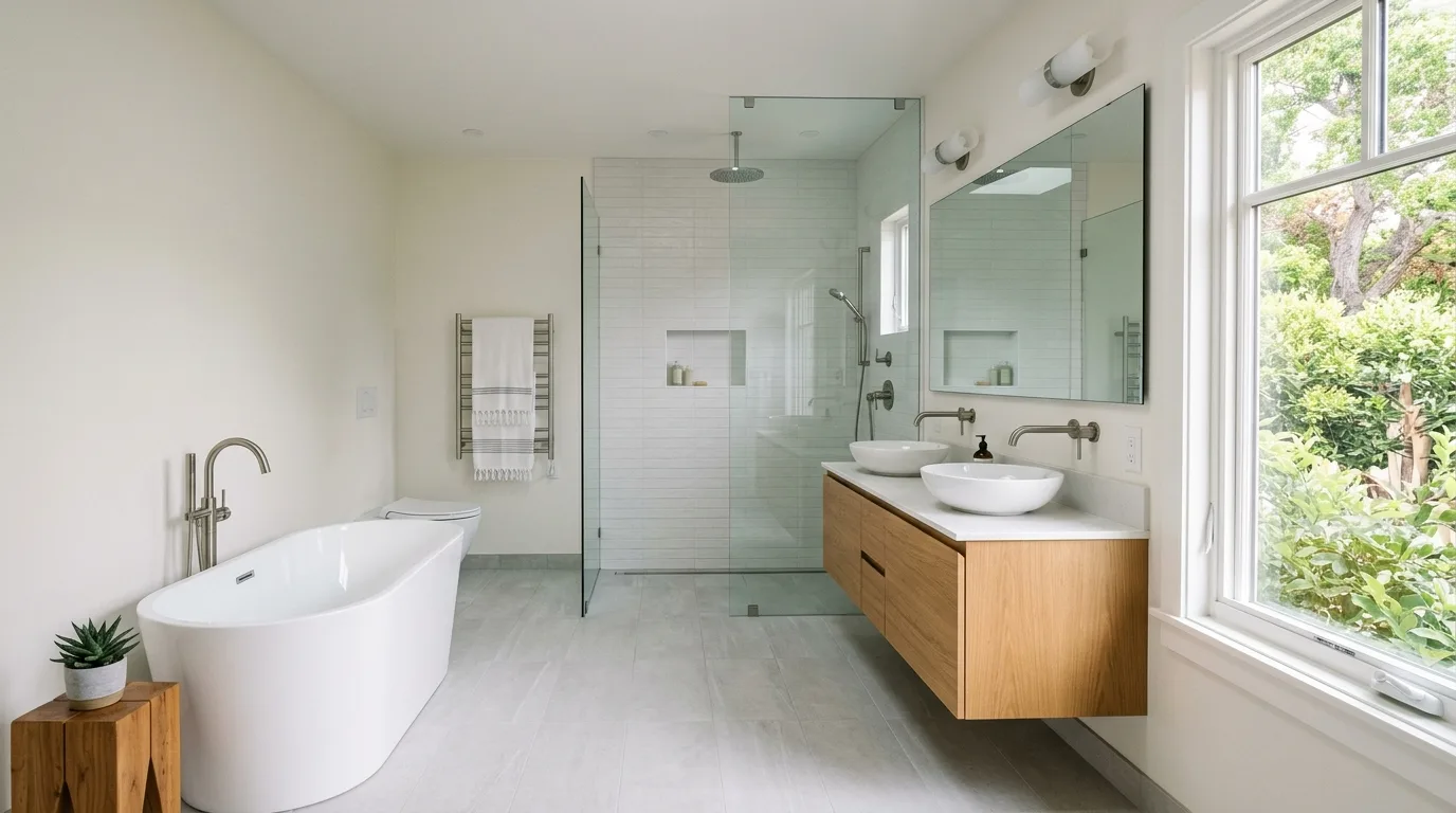 Plumbing work — project example in CA