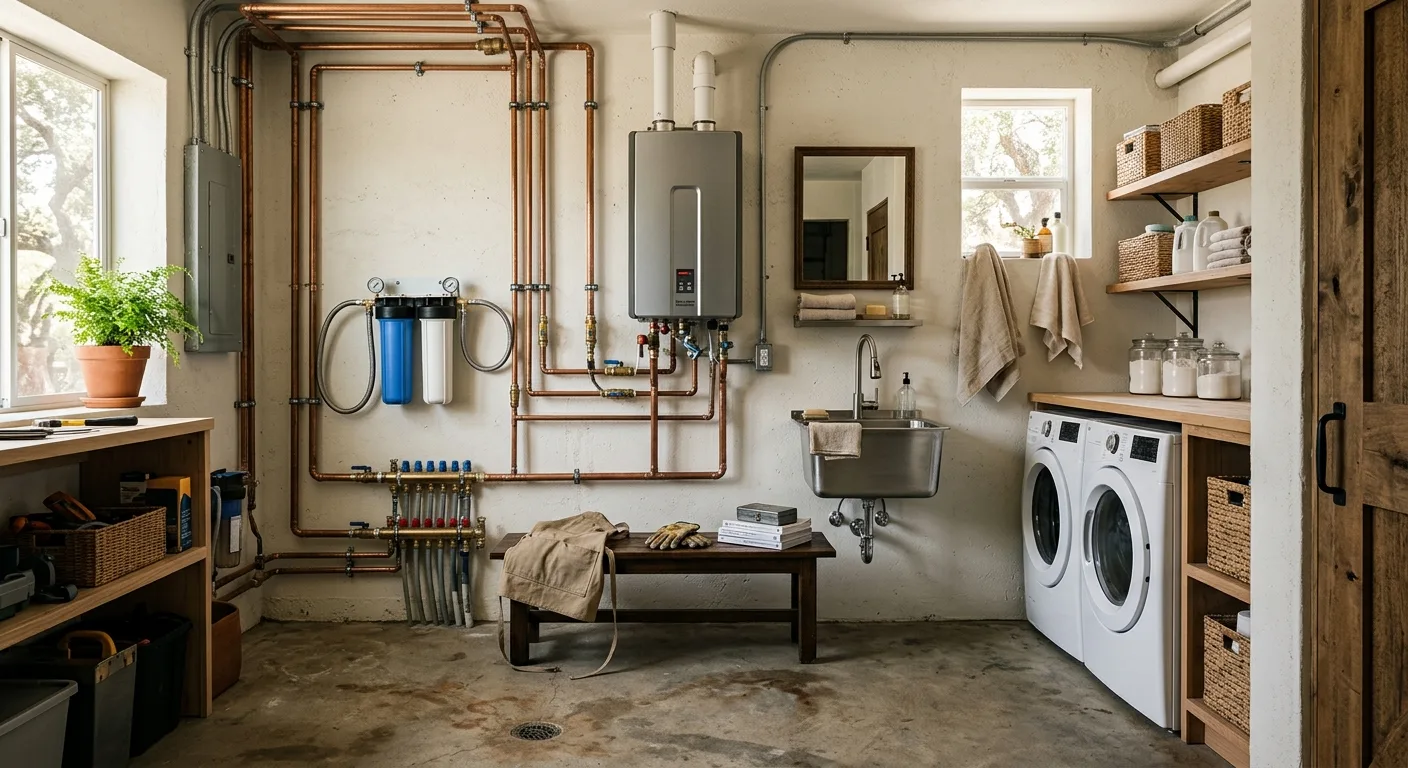 Plumbing work — project example in CA