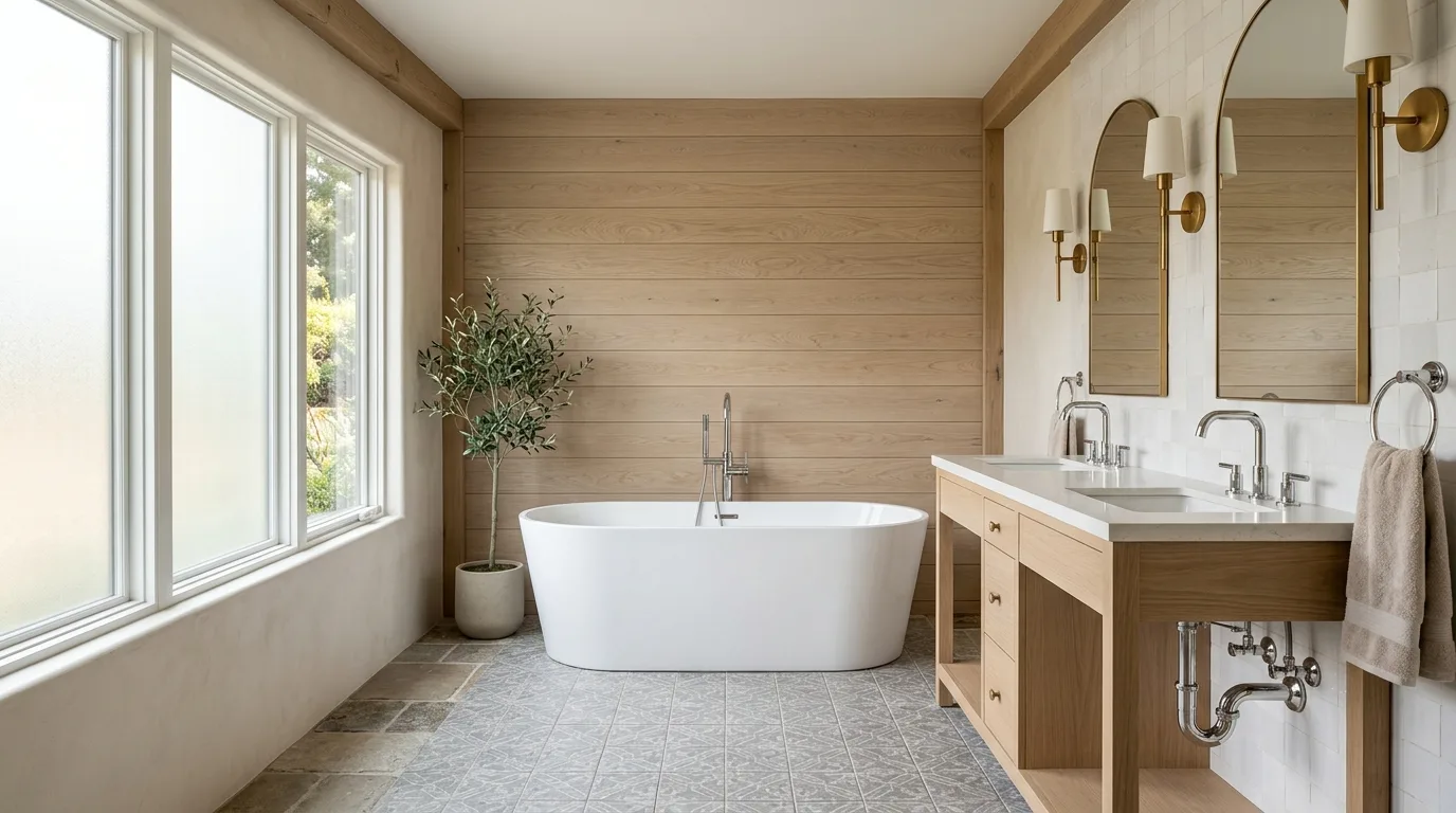 Plumbing work — project example in CA