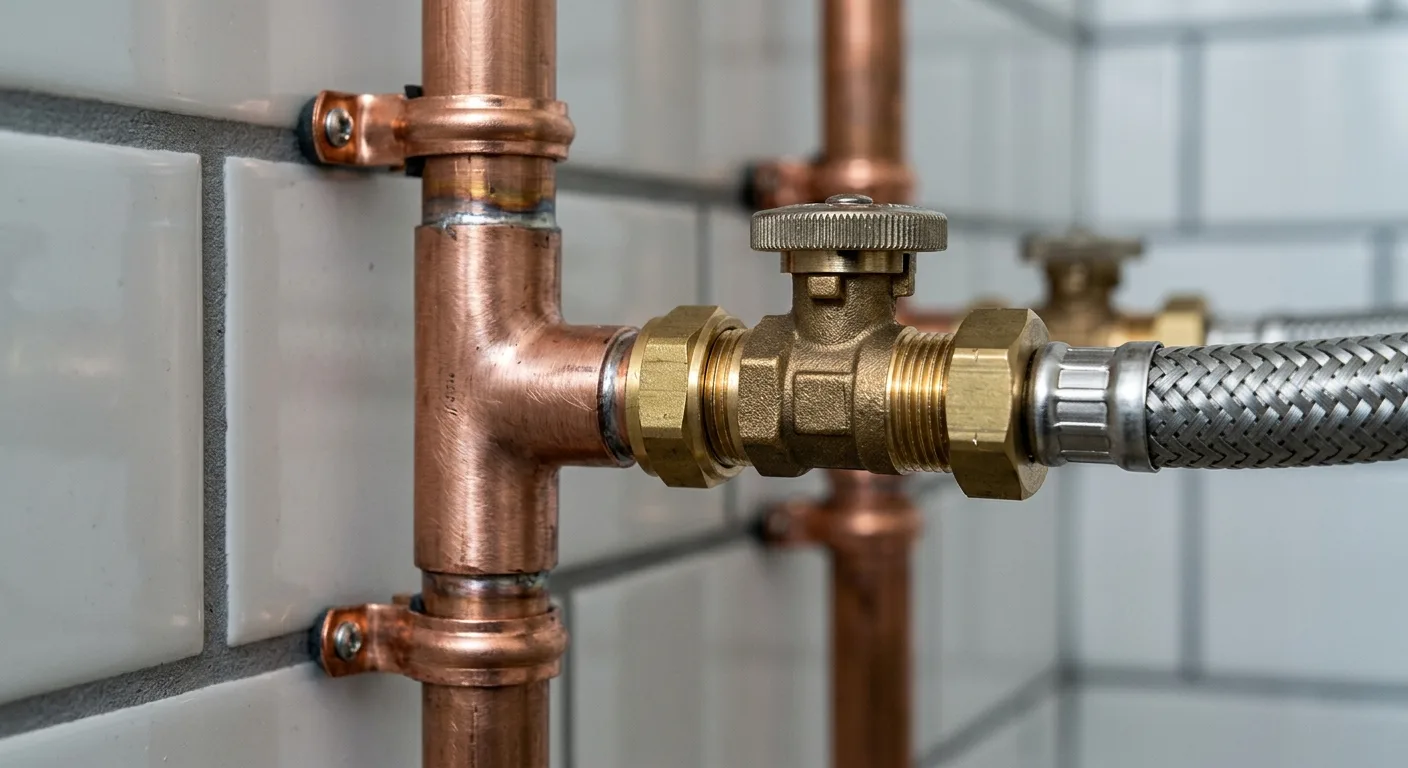 Plumbing work — project example in CA