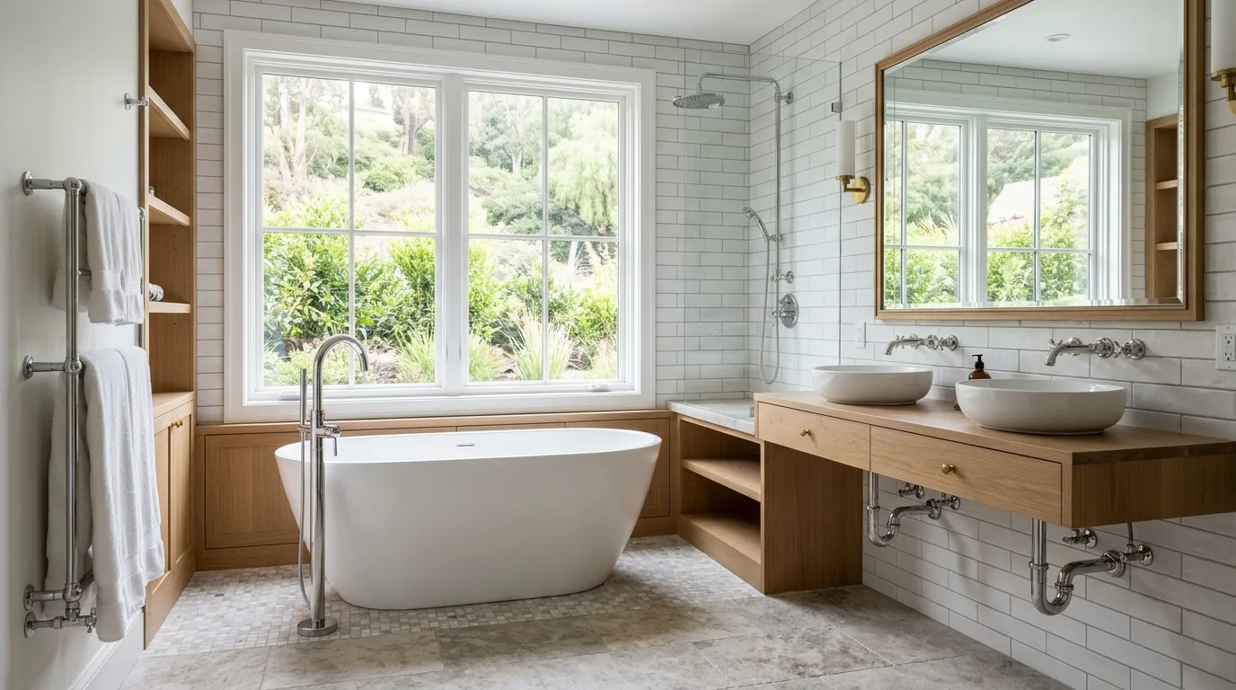 Plumbing work — project example in CA