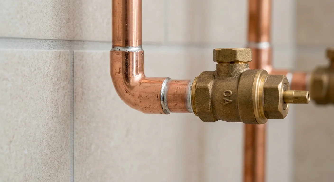 Plumbing work — project example in CA