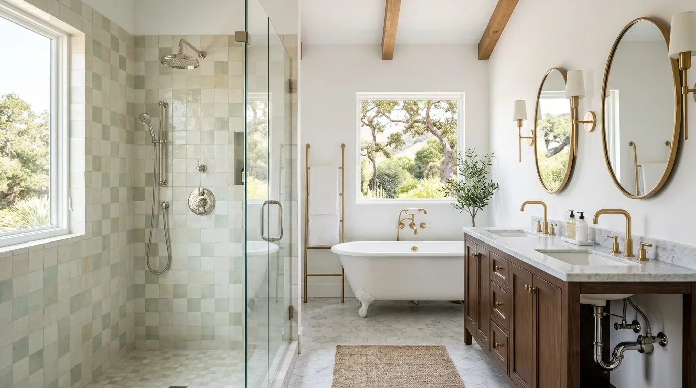 Plumbing work — project example in CA