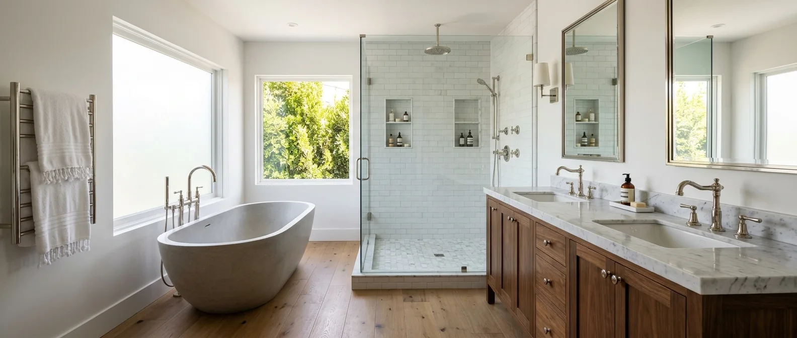 Plumbing work — project example in CA