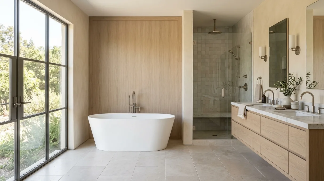 Plumbing work — project example in CA