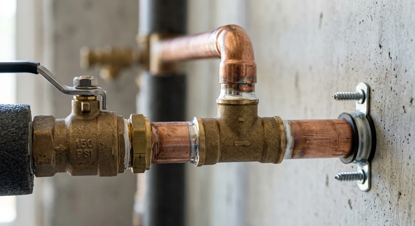 Plumbing work — project example in CA