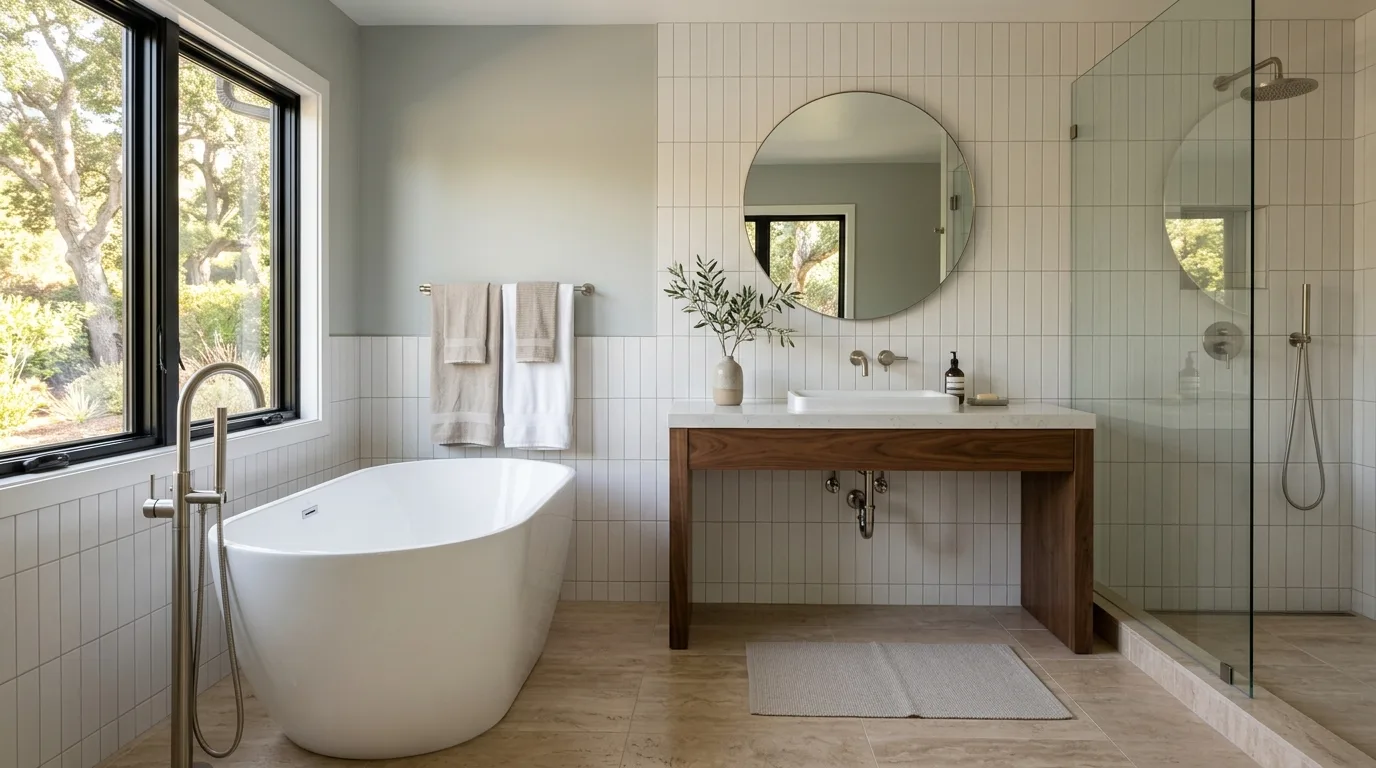 Plumbing work — project example in CA