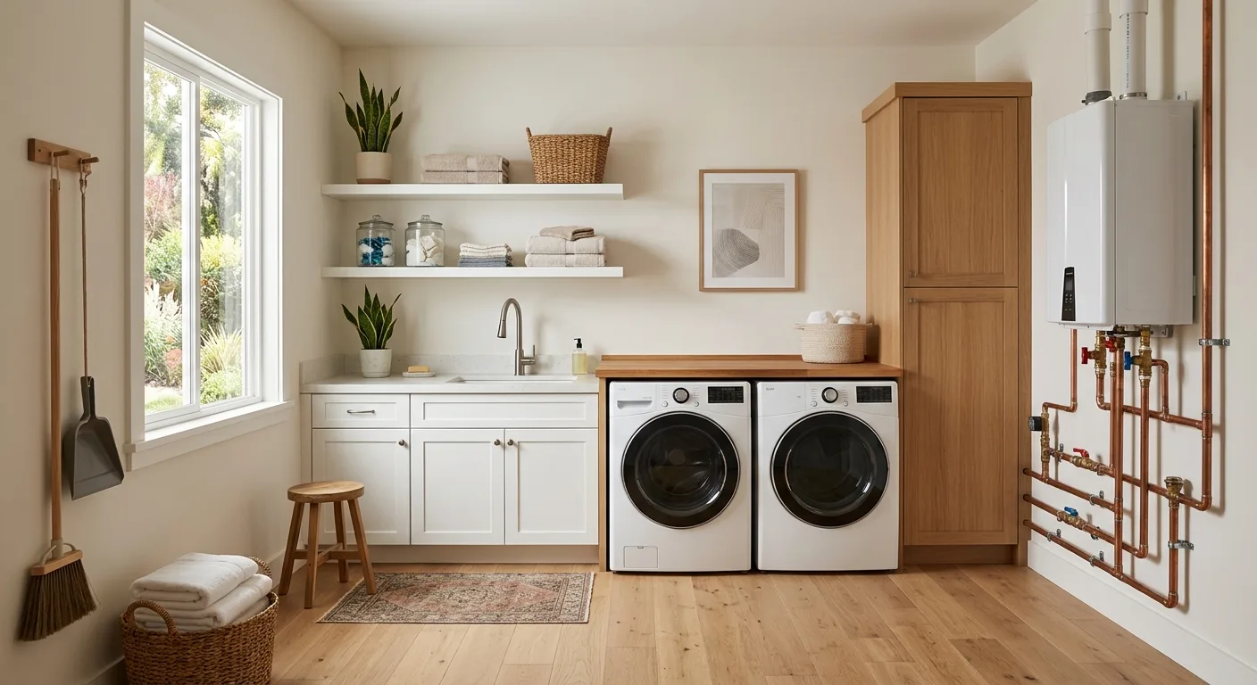 Plumbing work — project example in CA