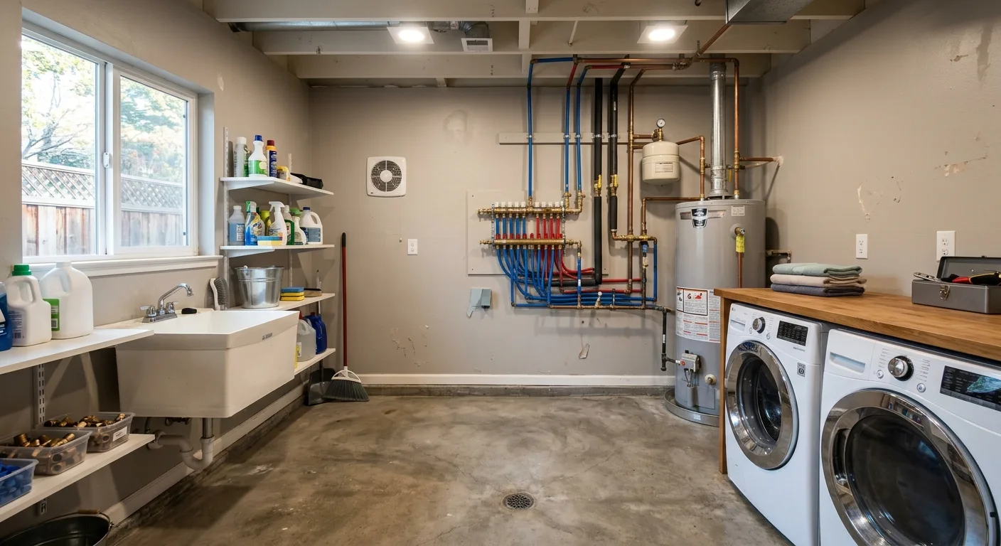 Plumbing work — project example in CA