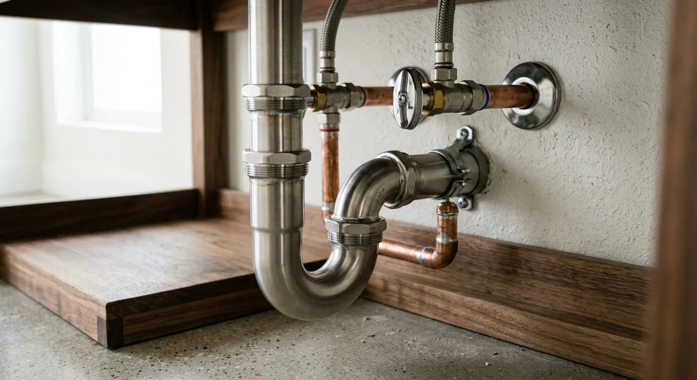 Plumbing work — project example in CA