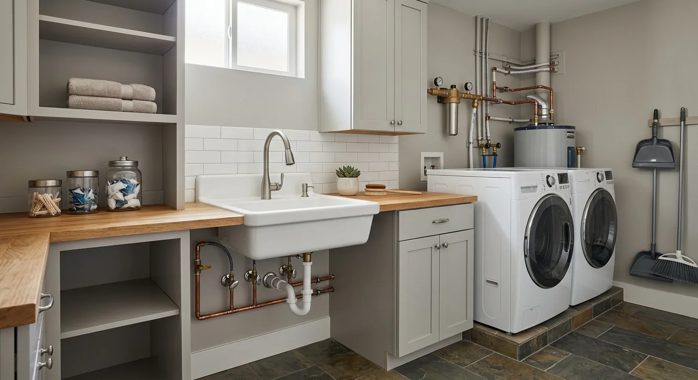 Plumbing work — project example in CA