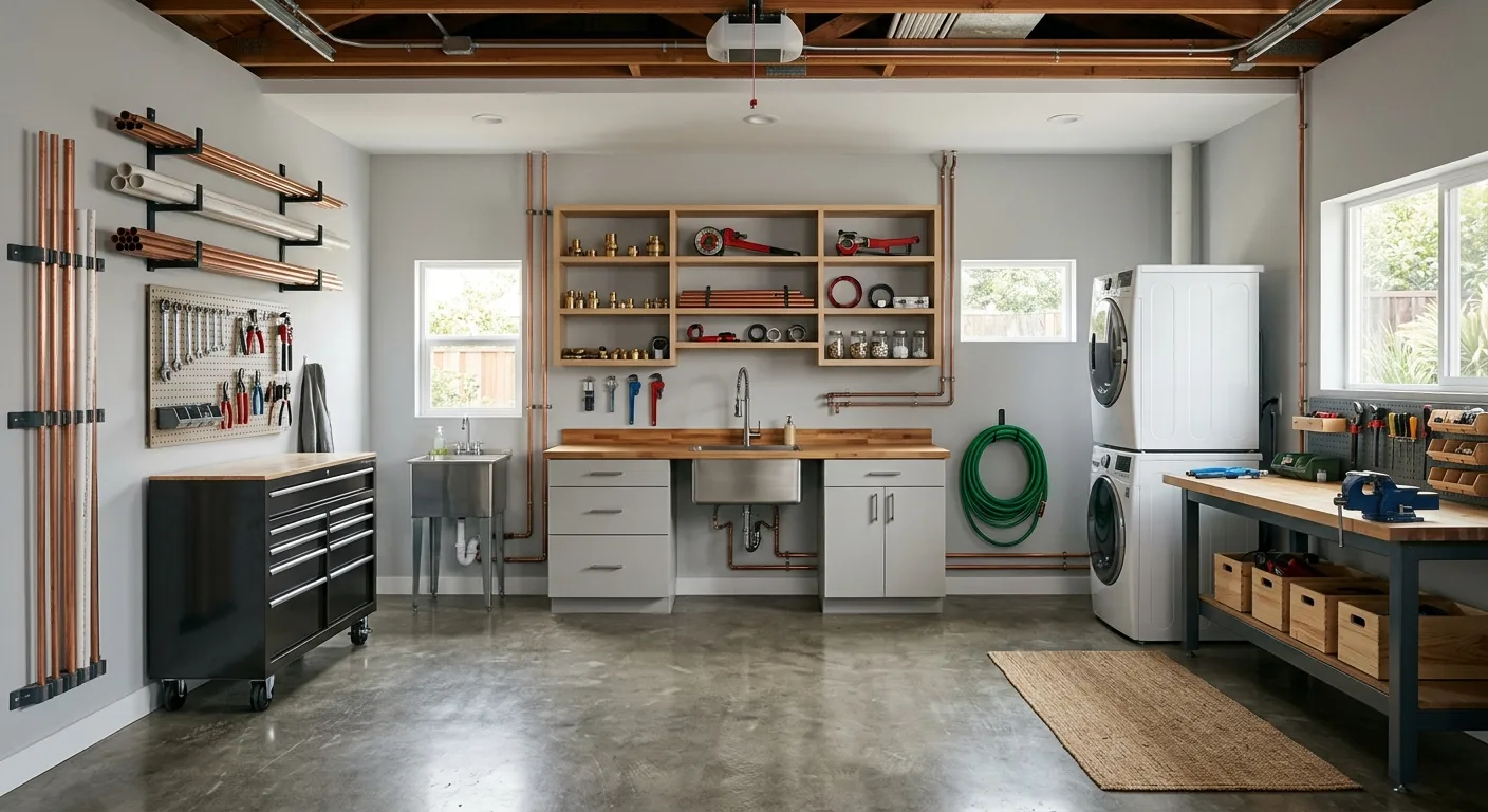 Plumbing work — project example in CA