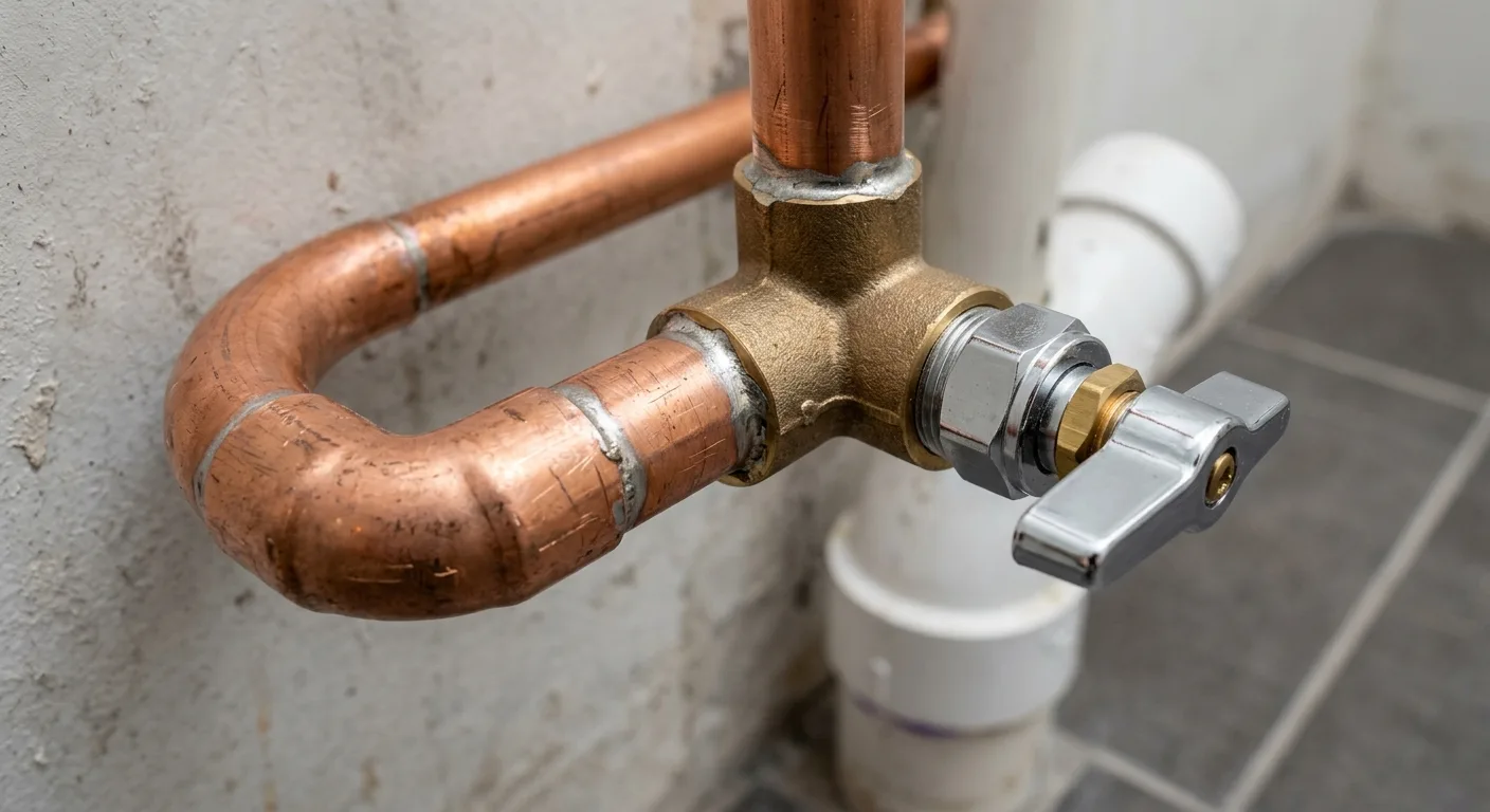 Plumbing work — project example in CA
