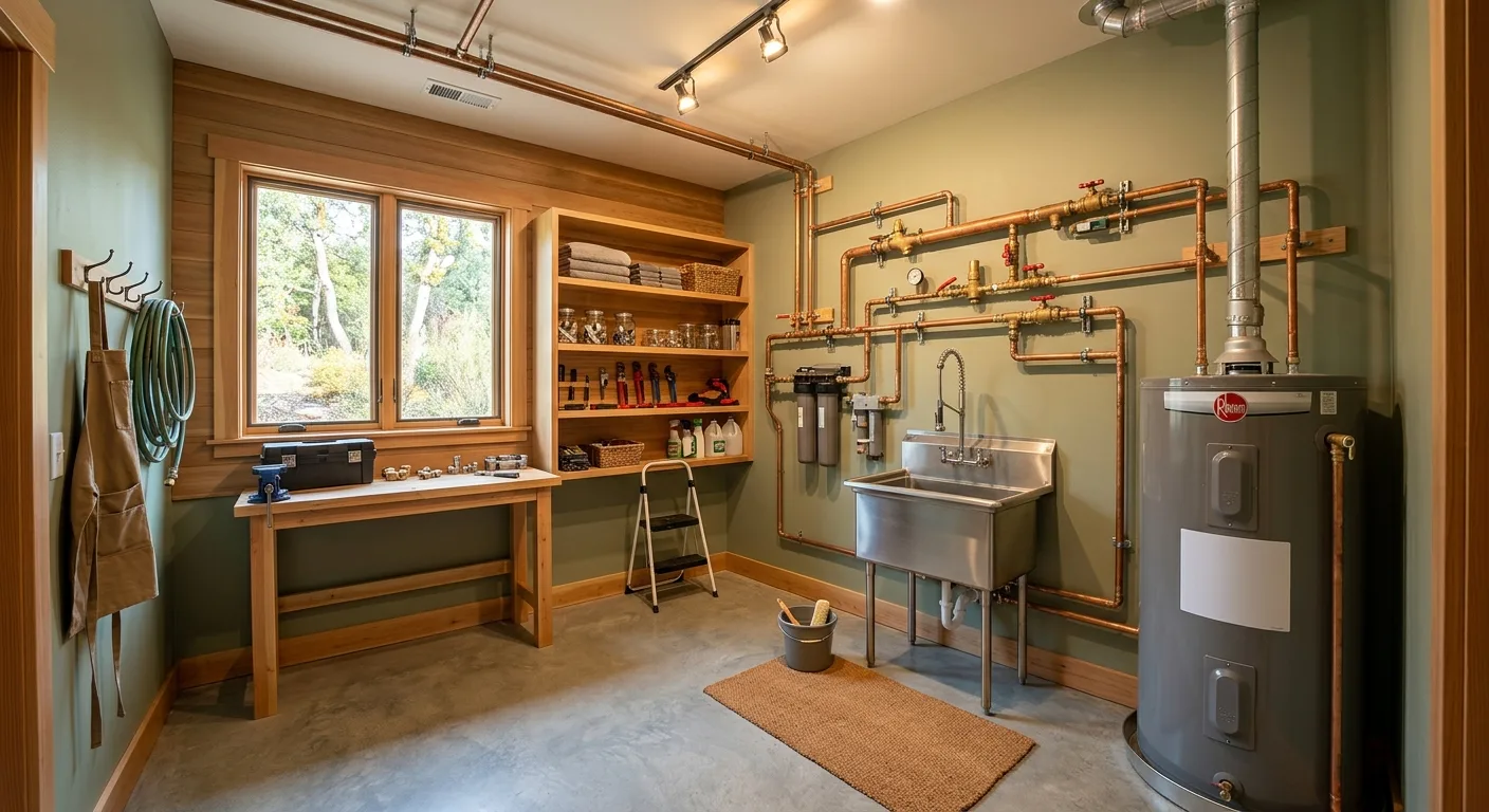 Plumbing work — project example in CA