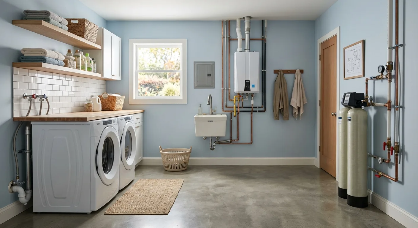 Plumbing work — project example in CA