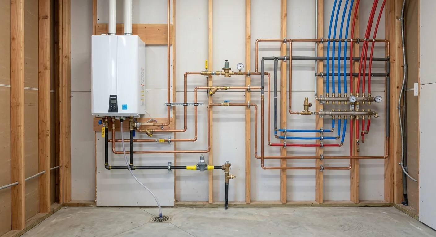 Plumbing work — project example in CA
