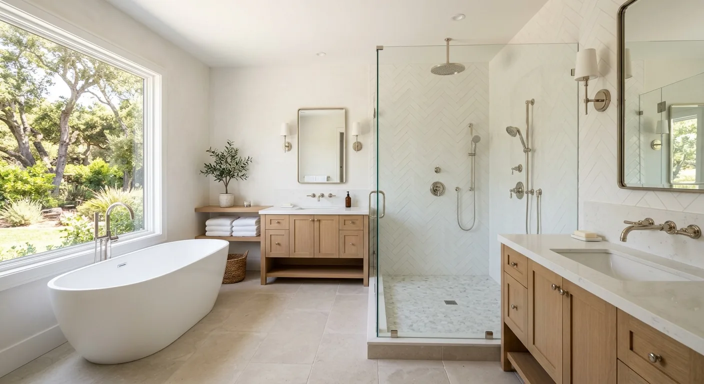 Plumbing work — project example in CA
