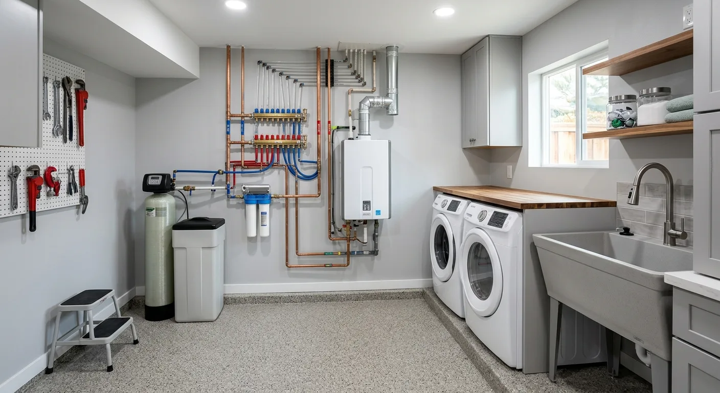 Plumbing work — project example in CA