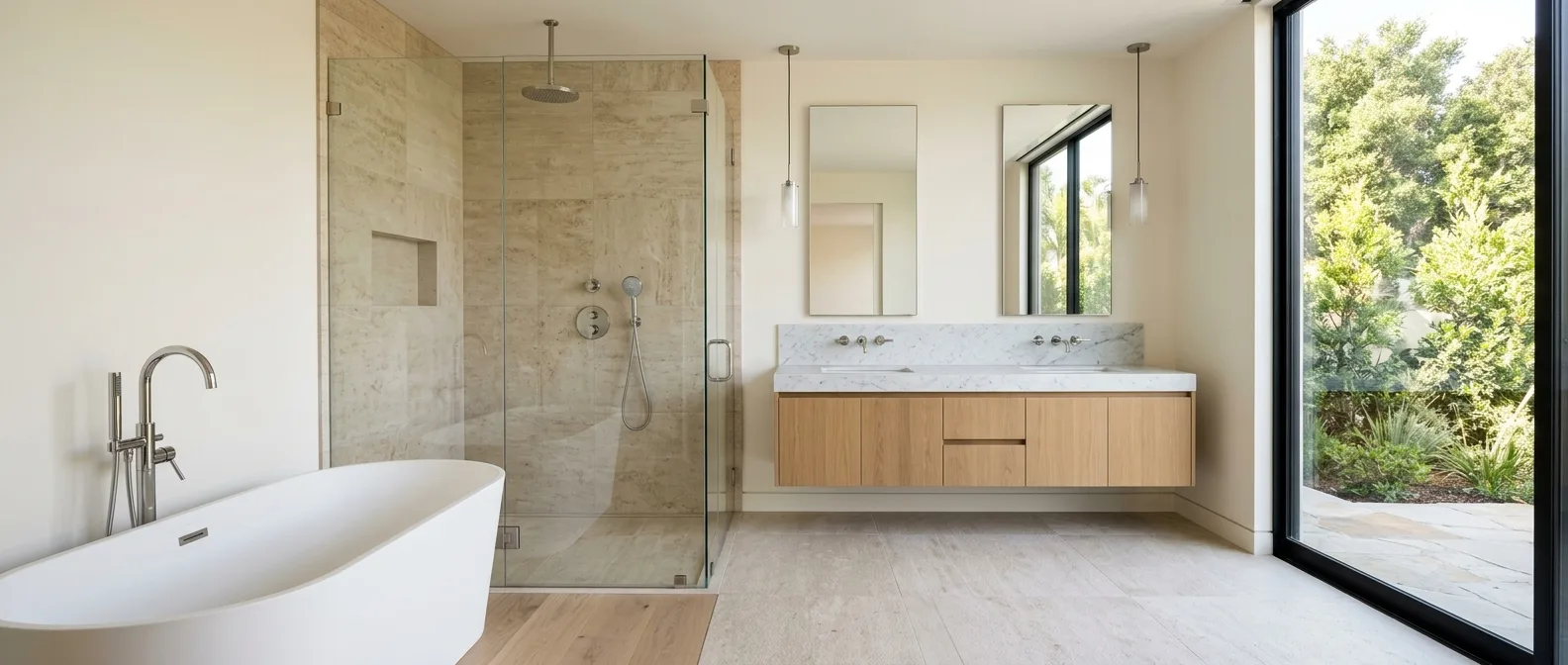 Plumbing work — project example in CA