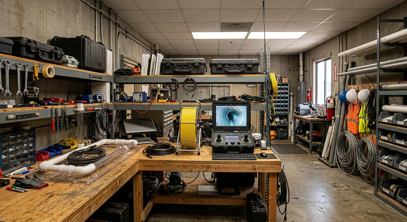 video camera inspection work — professional service in CA