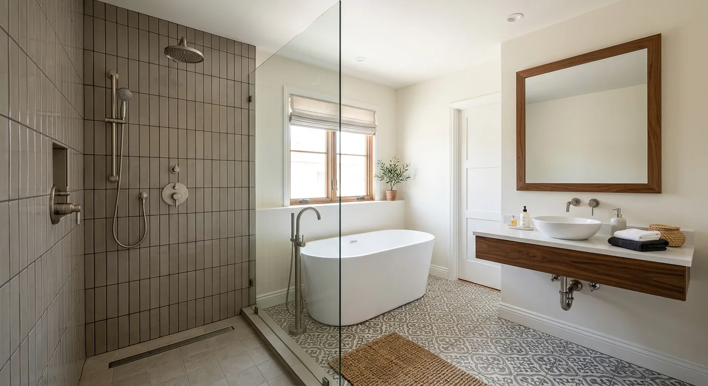 Plumbing work — project example in CA