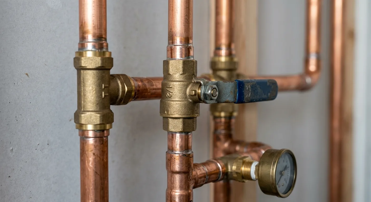 Plumbing work — project example in CA
