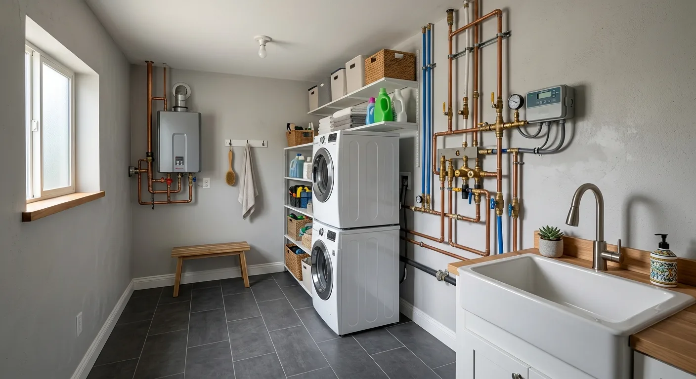 Plumbing work — project example in CA