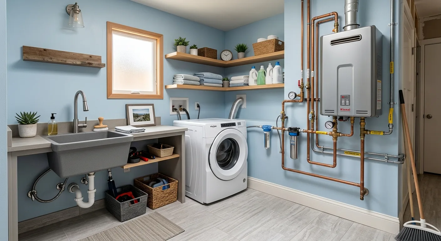 Plumbing work — project example in CA