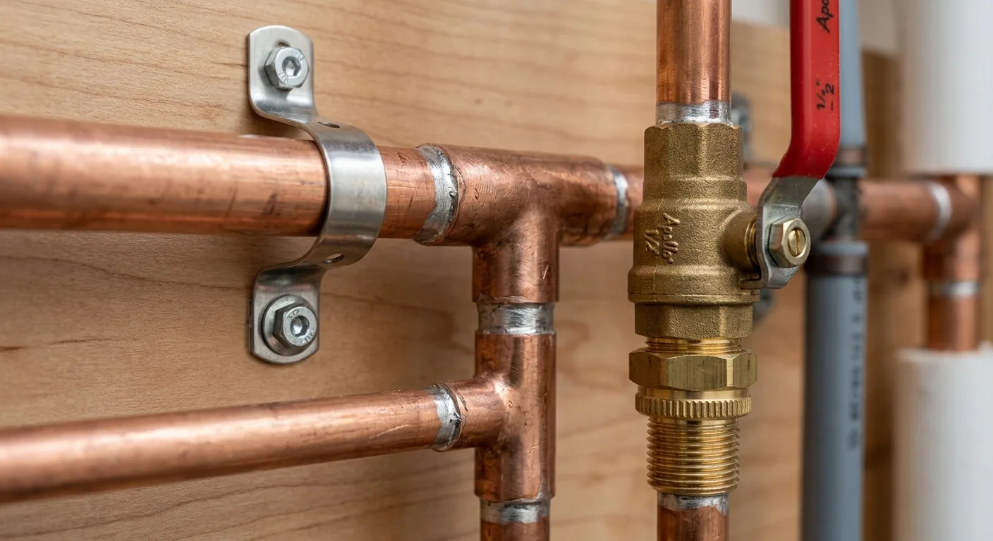 Plumbing work — project example in CA