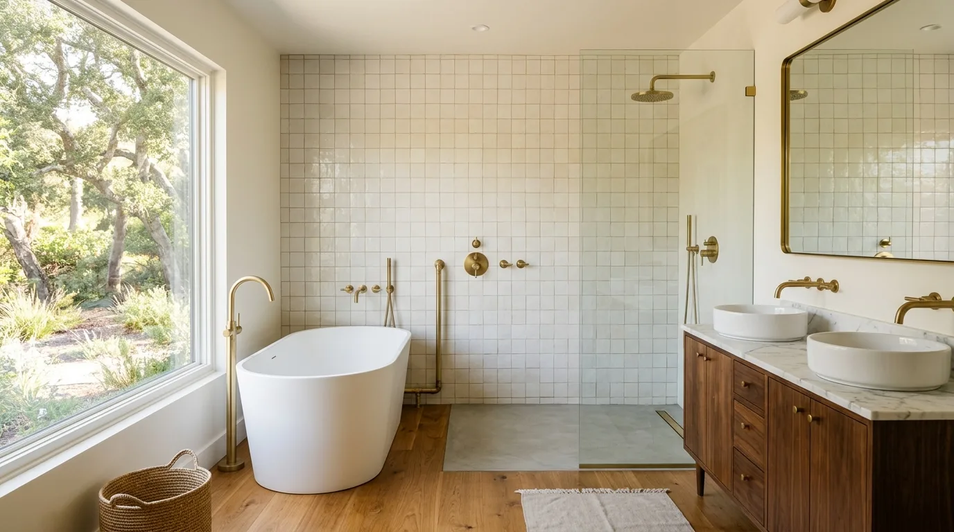 Plumbing work — project example in CA