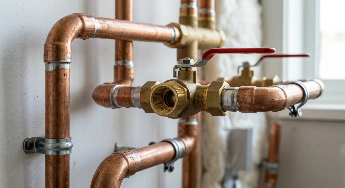 Plumbing work — project example in CA