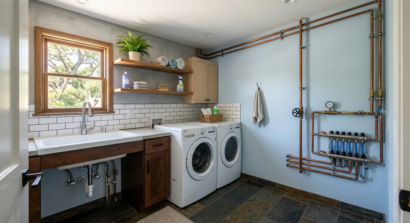 Plumbing work — project example in CA
