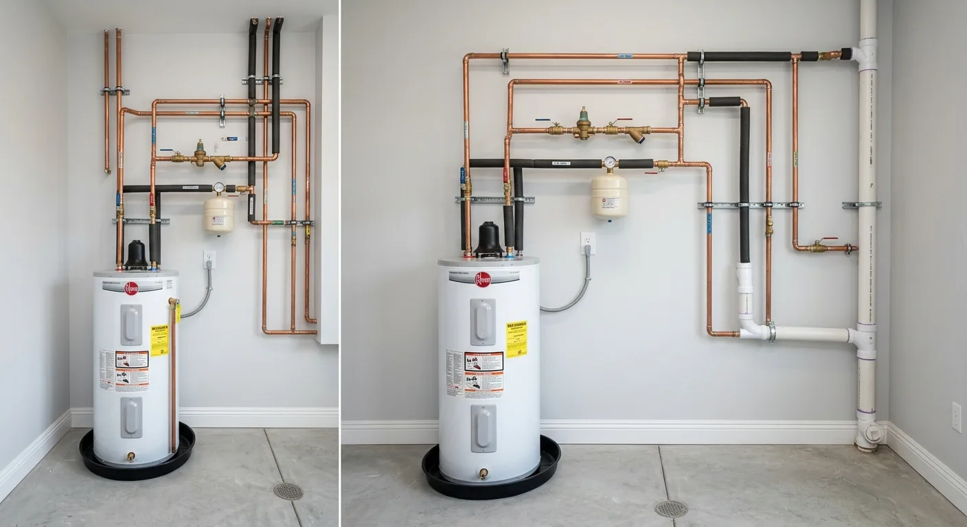 Plumbing work — project example in CA