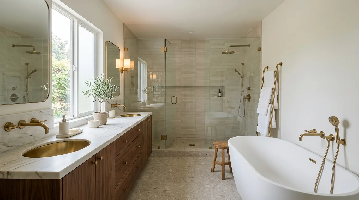 Plumbing work — project example in CA