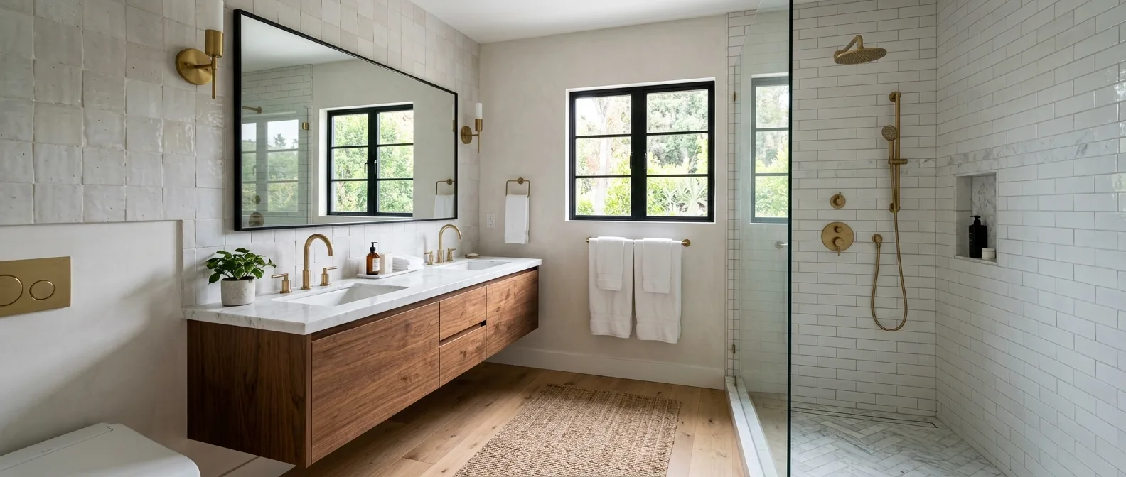 Plumbing work — project example in CA