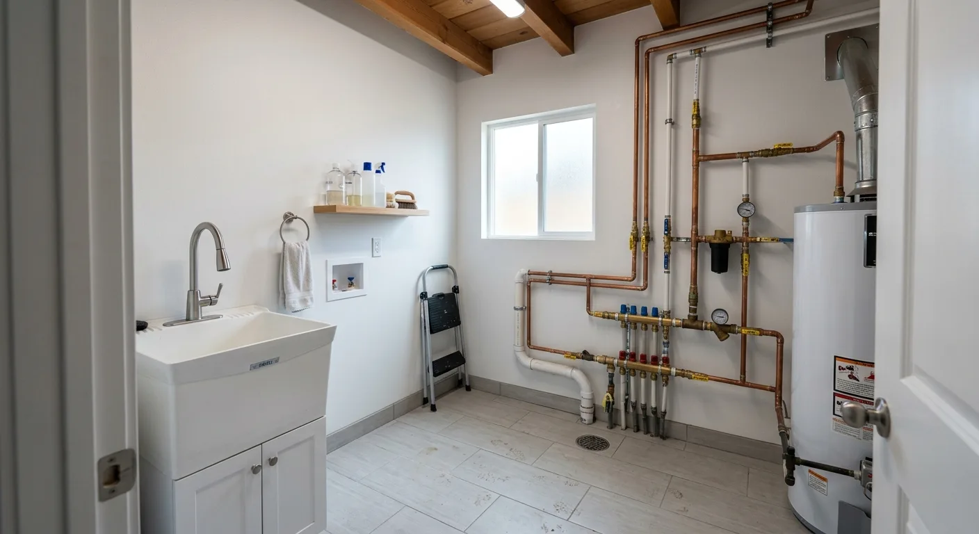 Plumbing work — project example in CA